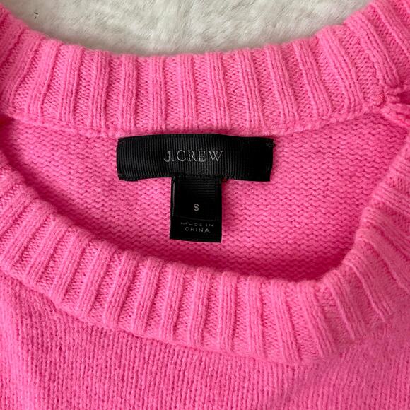 J. Crew Wool Pink Sweater - Picture 3 of 5